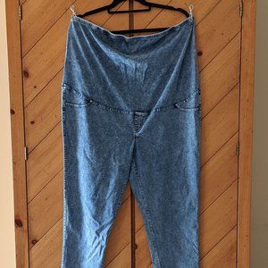XXL H&M Maternity Jeggins, light wash